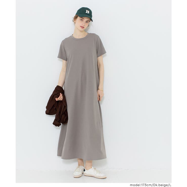 ライトエンボスマキシワンピース【田中里奈様着用】[品番：PA000017272