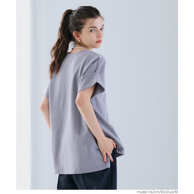 ロゴロールアップスリーブスウェットトップス | coca | 詳細画像24 