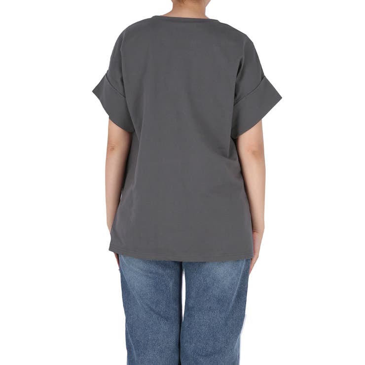 ロゴロールアップスリーブスウェットトップス | coca | 詳細画像8 