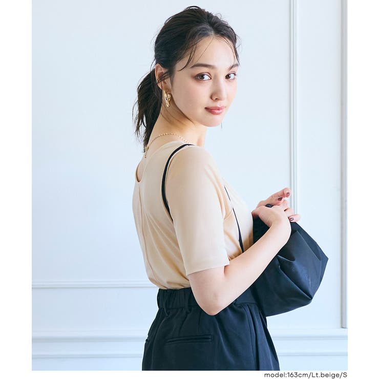 【前後2WAY】ベロア半袖トップス | coca | 詳細画像15 