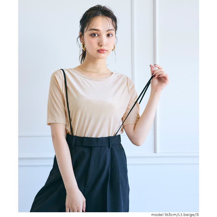 【前後2WAY】ベロア半袖トップス | coca | 詳細画像19 