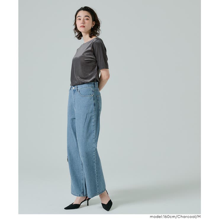 【前後2WAY】ベロア半袖トップス | coca | 詳細画像7 