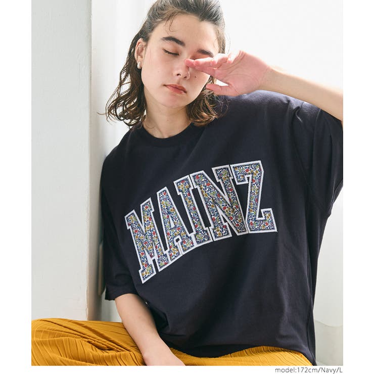 ［Navy］ | スウェットライク半袖Ｔシャツ レディース | coca