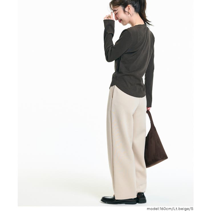 ソフトスウェットピンタックパンツ | coca | 詳細画像10 