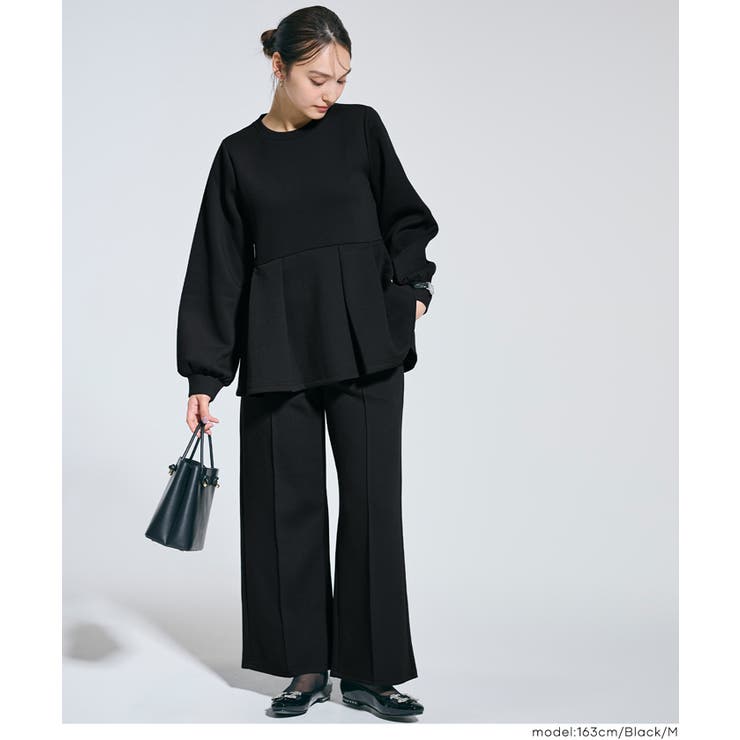 ソフトスウェットピンタックパンツ | coca | 詳細画像13 