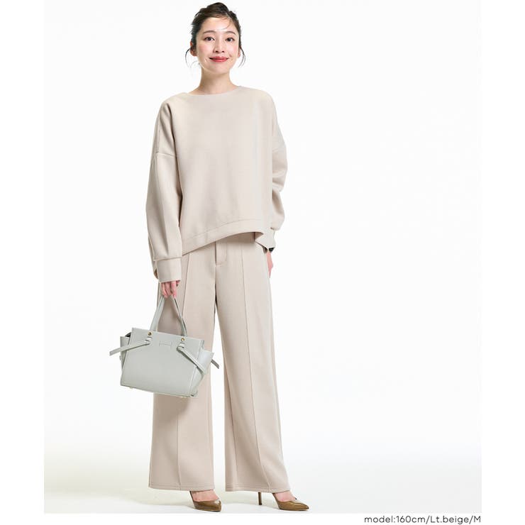 ソフトスウェットピンタックパンツ | coca | 詳細画像8 