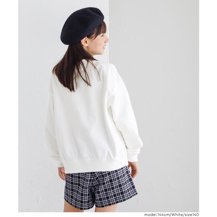 親子お揃いヘビーウェイト裏毛ロゴスウェット キッズ | coca | 詳細画像12