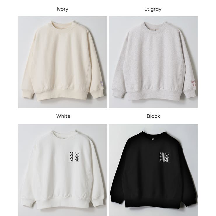 親子お揃いヘビーウェイト裏毛ロゴスウェット キッズ | coca | 詳細画像17