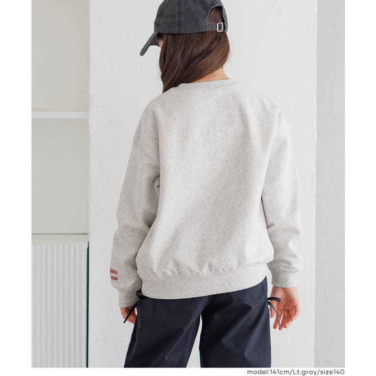 親子お揃いヘビーウェイト裏毛ロゴスウェット キッズ | coca | 詳細画像9