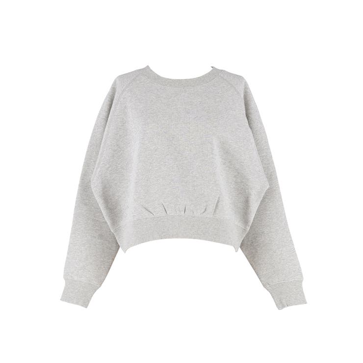 抜け感シルエットで今っぽく。ラグランクロップドスウェット | coca | 詳細画像3 