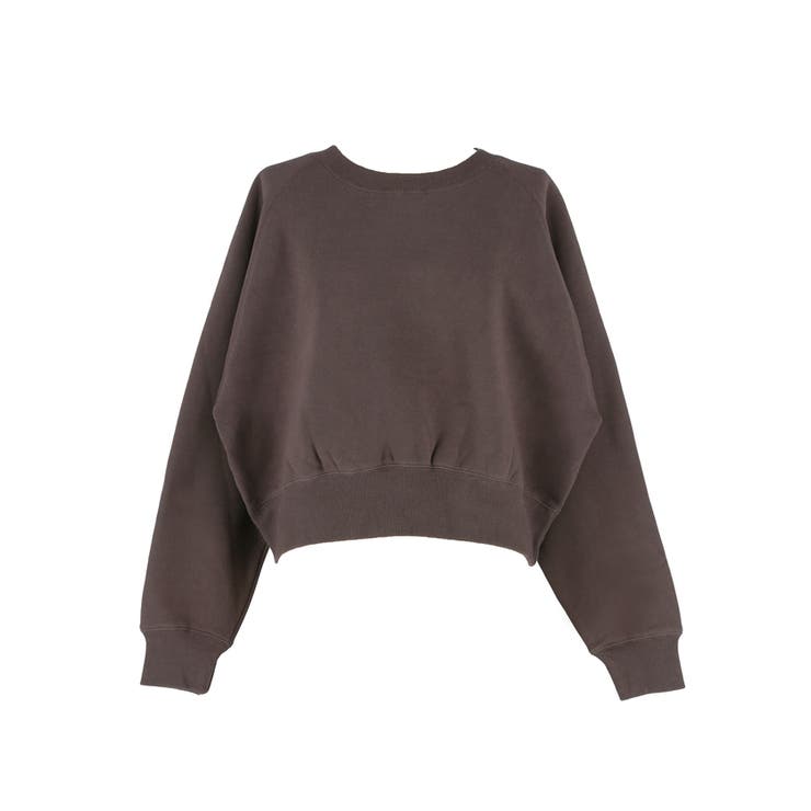 抜け感シルエットで今っぽく。ラグランクロップドスウェット | coca | 詳細画像4 