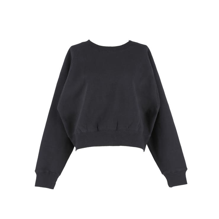 抜け感シルエットで今っぽく。ラグランクロップドスウェット | coca | 詳細画像5 