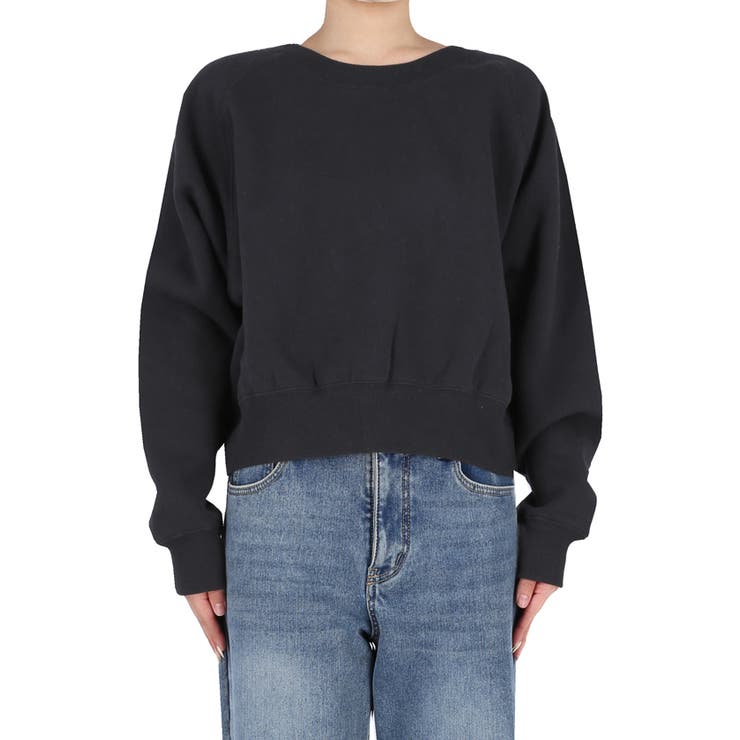 抜け感シルエットで今っぽく。ラグランクロップドスウェット | coca | 詳細画像6 