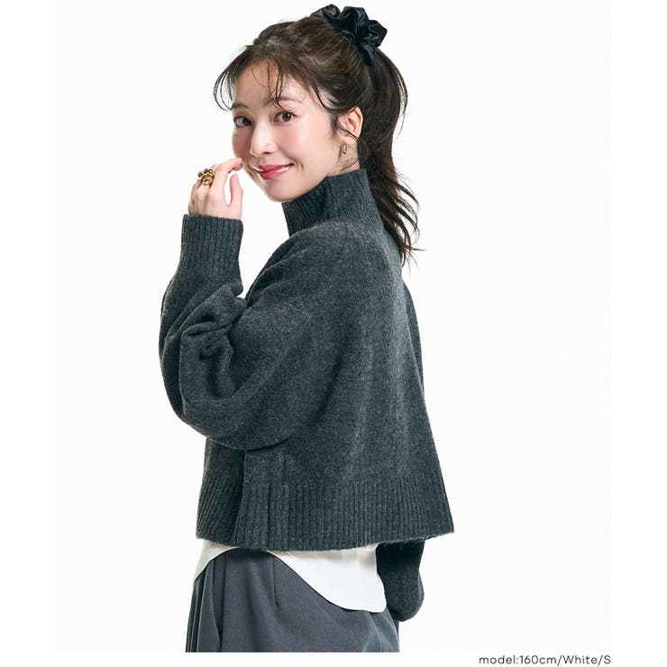 やわらかくてあったかい、微起毛ラウンドトップス | coca | 詳細画像12 