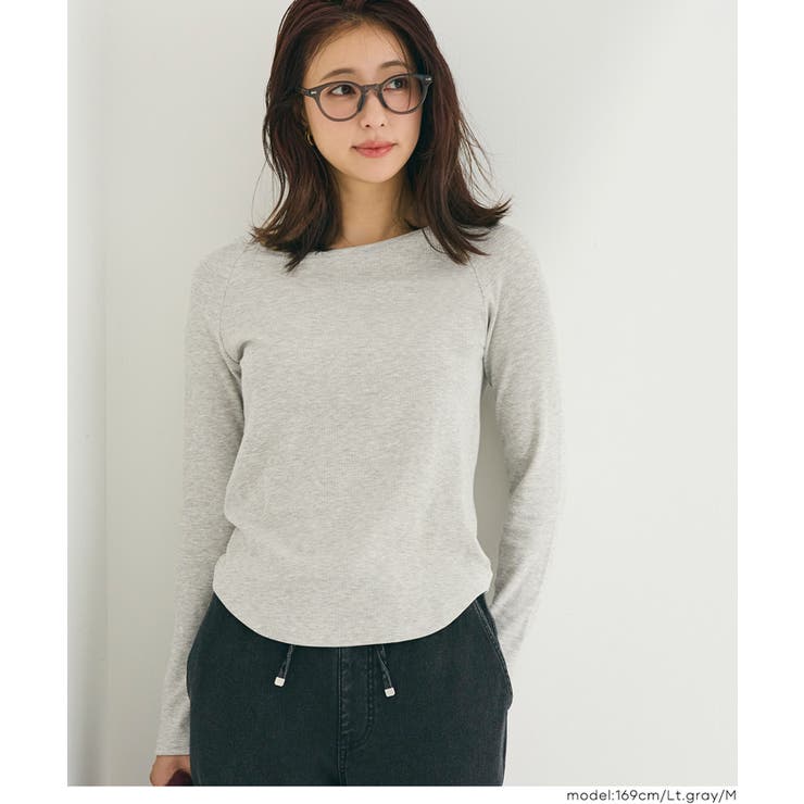 やわらかくてあったかい、微起毛ラウンドトップス | coca | 詳細画像14 