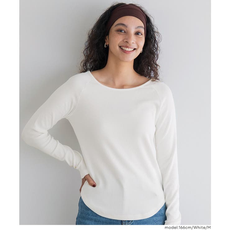 やわらかくてあったかい、微起毛ラウンドトップス | coca | 詳細画像10 