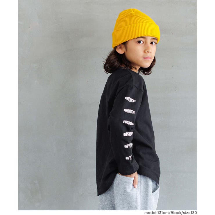 袖プリント長袖Tシャツ キッズ | coca | 詳細画像12 