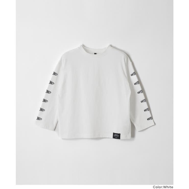袖プリント長袖Tシャツ キッズ | coca | 詳細画像15 