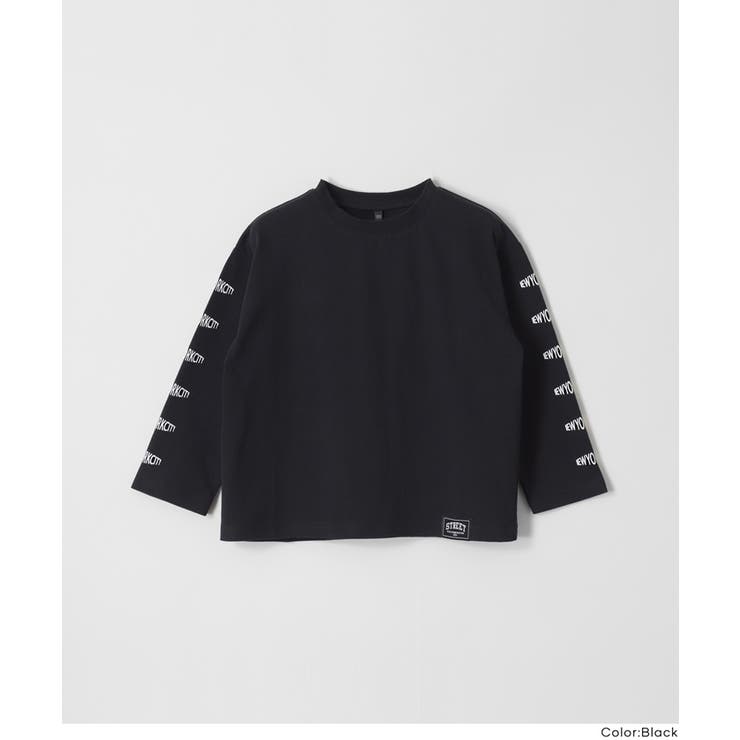 袖プリント長袖Tシャツ キッズ | coca | 詳細画像16 
