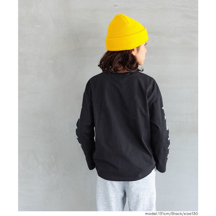 袖プリント長袖Tシャツ キッズ | coca | 詳細画像10 