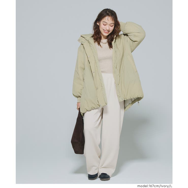 【DAILY WARM】裏起毛ソフトスウェットワイドパンツ | coca | 詳細画像16 