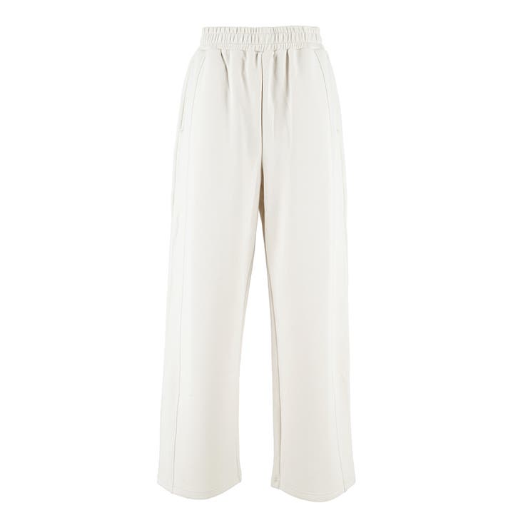 【DAILY WARM】裏起毛ソフトスウェットワイドパンツ | coca | 詳細画像2 