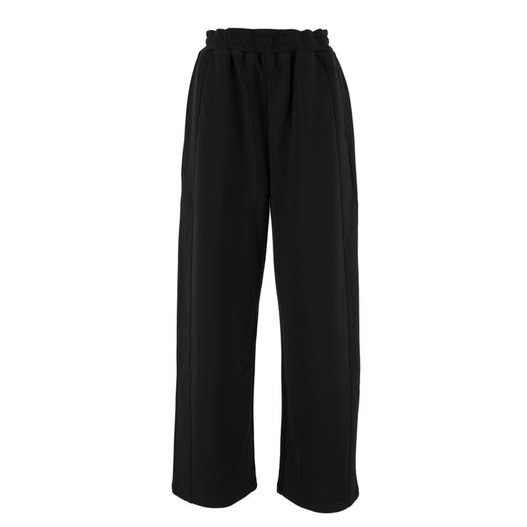 【DAILY WARM】裏起毛ソフトスウェットワイドパンツ | coca | 詳細画像3 