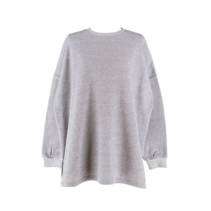 ゆるっと着られて体型カバー叶う、裏起毛ビッグシルエットスウェット | coca | 詳細画像3 