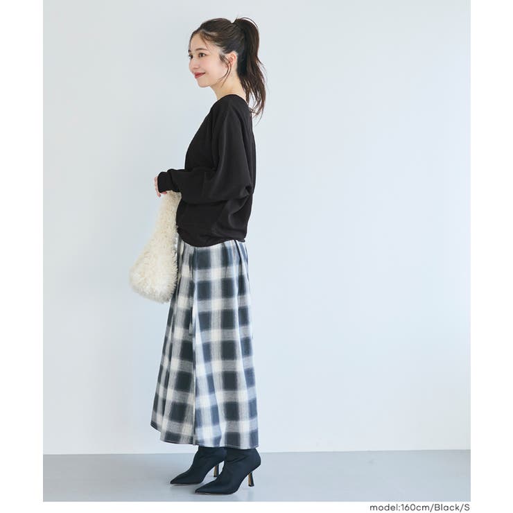 【速乾/イージーケア】ゆったり美シルエット。エンボスドルマントップス | coca | 詳細画像13 