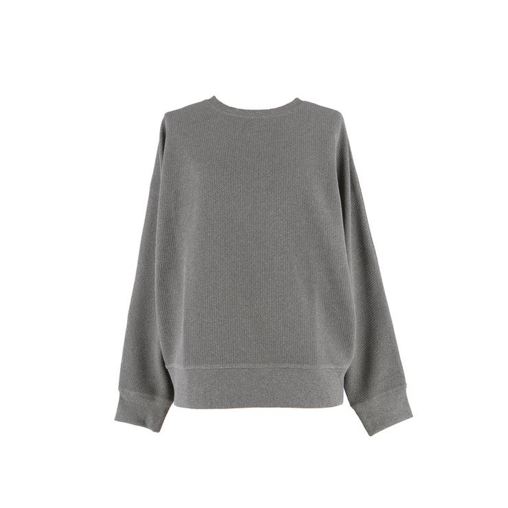 【速乾/イージーケア】ゆったり美シルエット。エンボスドルマントップス | coca | 詳細画像2 