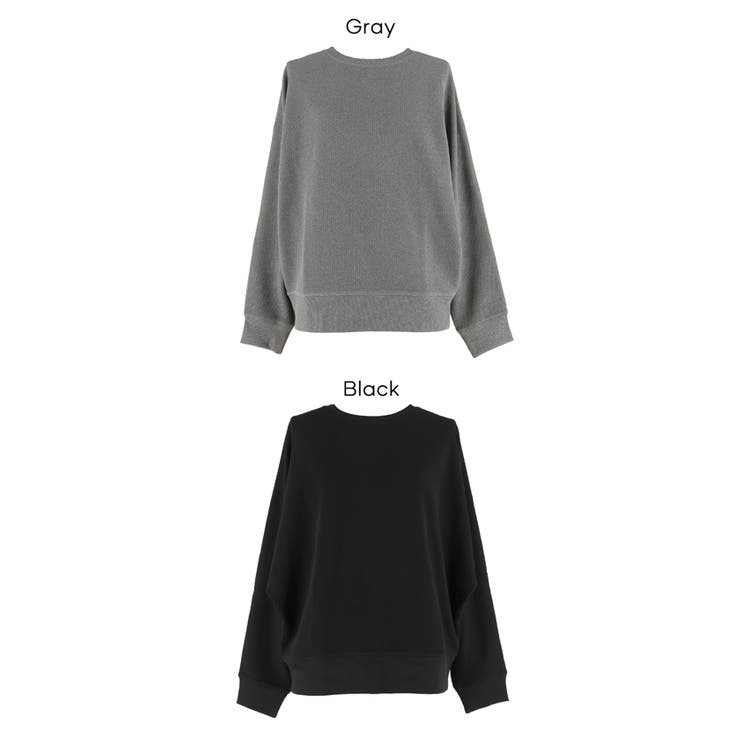 【速乾/イージーケア】ゆったり美シルエット。エンボスドルマントップス | coca | 詳細画像23 