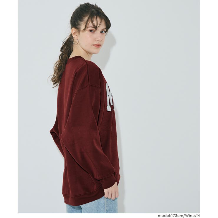 ふんわり軽やか、暖かさとこなれ感のある裏起毛プリントスウェット | coca | 詳細画像14 