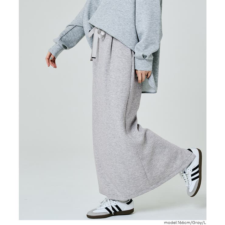 ソフトスウェットIラインスカート | coca | 詳細画像12 