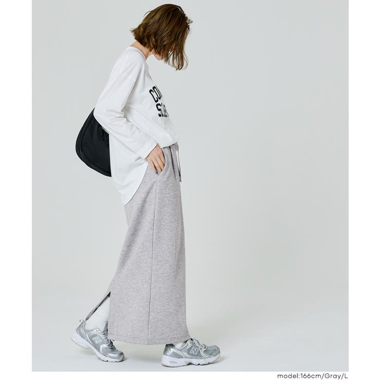 ソフトスウェットIラインスカート | coca | 詳細画像9 