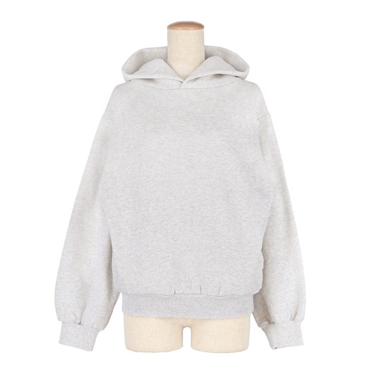 今っぽくこなれる、抜け感シルエット。裏起毛オーバーサイズフーディー | coca | 詳細画像2 