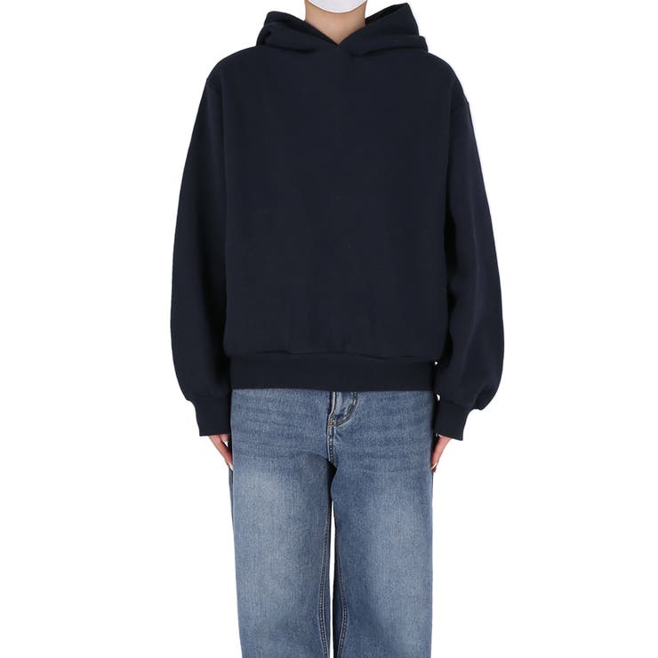 今っぽくこなれる、抜け感シルエット。裏起毛オーバーサイズフーディー | coca | 詳細画像4 