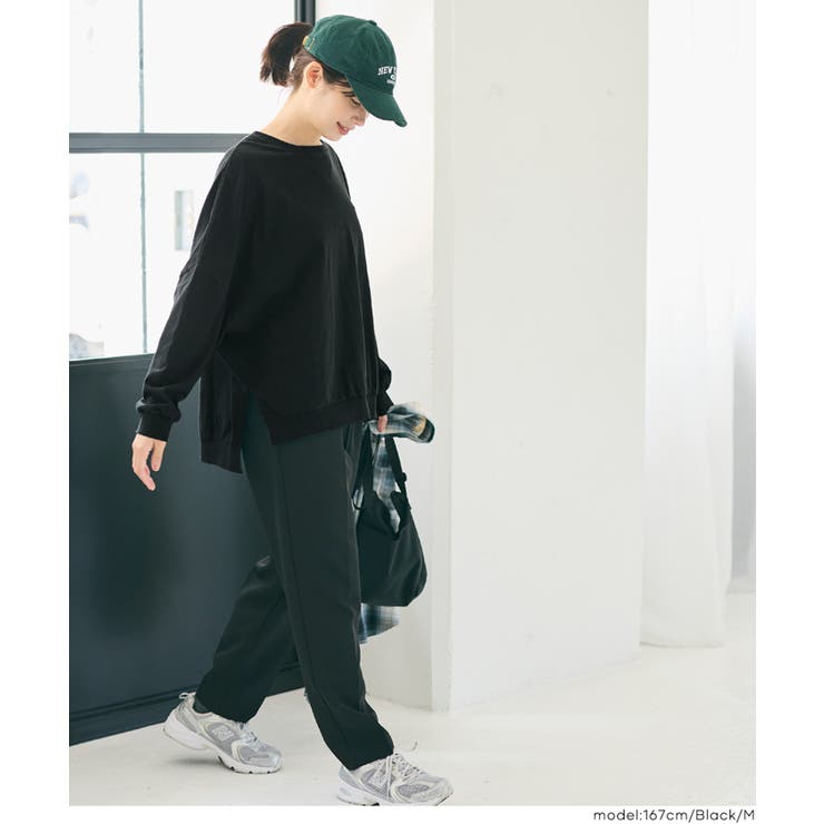 TースウェットビッグシルエットロングTシャツ レディース | coca | 詳細画像17 