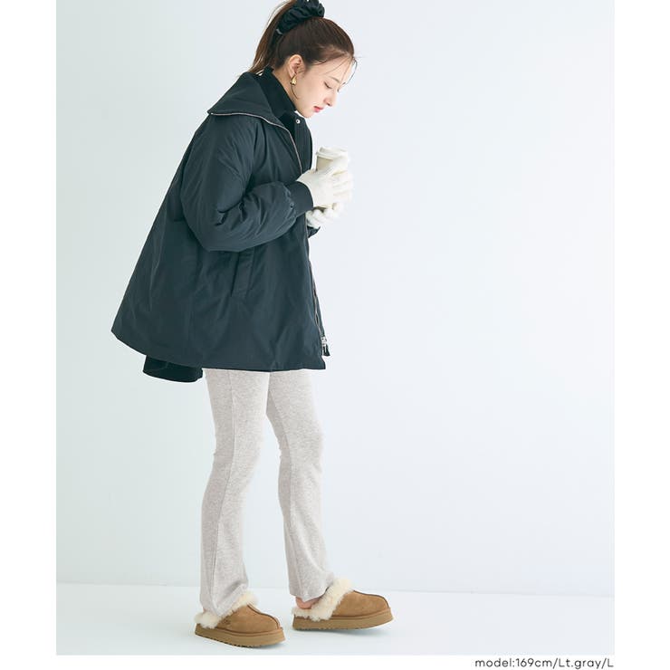 暖かくてすっきり見え！微起毛リブレギンスパンツ | coca | 詳細画像13 