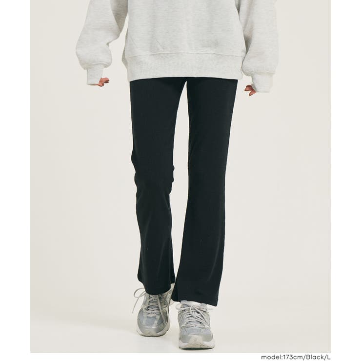 暖かくてすっきり見え！微起毛リブレギンスパンツ | coca | 詳細画像9 