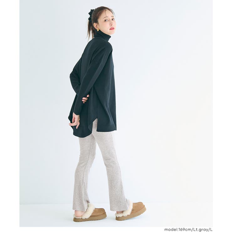 暖かくてすっきり見え！微起毛リブレギンスパンツ | coca | 詳細画像10 