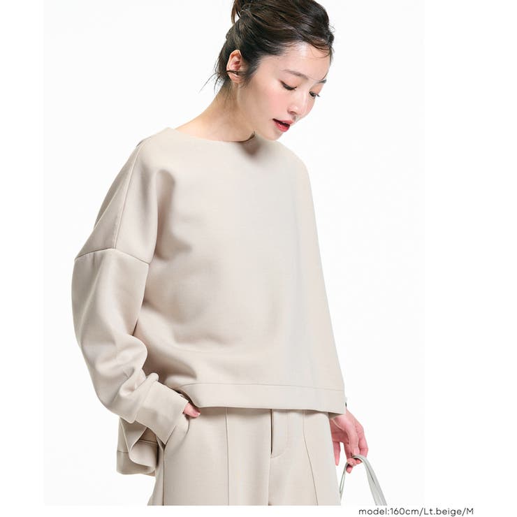 ソフトスウェットバックジップトップス | coca | 詳細画像12 