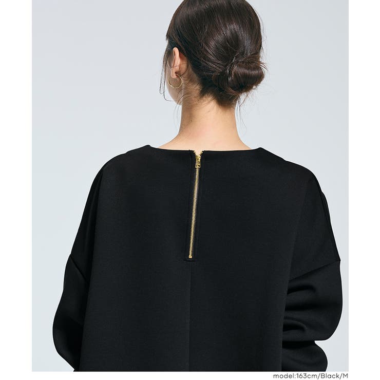 ソフトスウェットバックジップトップス | coca | 詳細画像14 