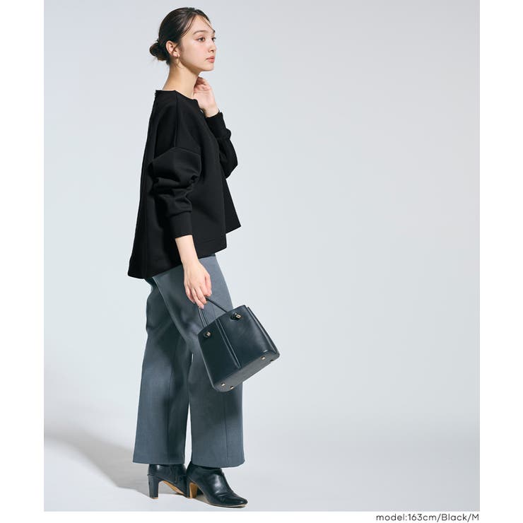 ソフトスウェットバックジップトップス | coca | 詳細画像15 