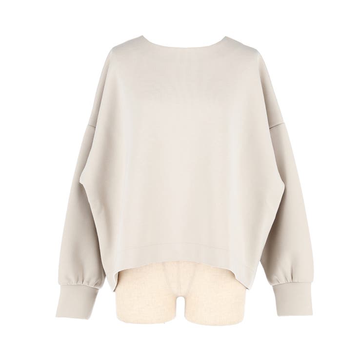 ソフトスウェットバックジップトップス | coca | 詳細画像2 