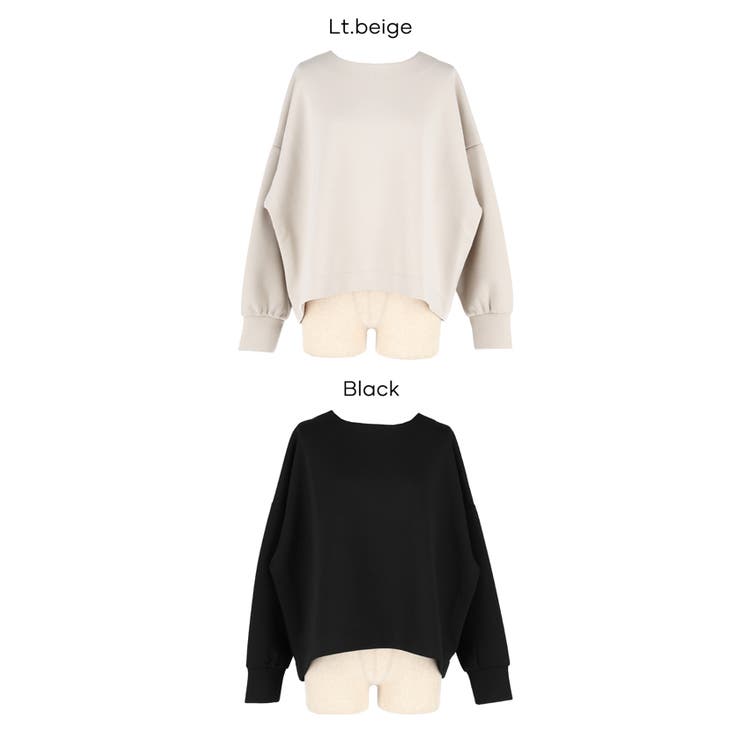 ソフトスウェットバックジップトップス | coca | 詳細画像20 