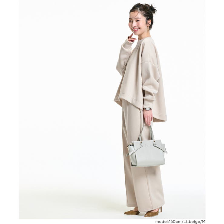 ソフトスウェットバックジップトップス | coca | 詳細画像9 