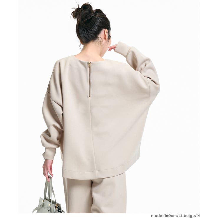 ソフトスウェットバックジップトップス | coca | 詳細画像10 