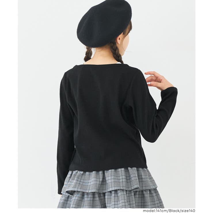 ＼26aw再入荷／リブカーデレイヤード長袖Tシャツ | coca | 詳細画像3 