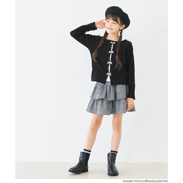 ＼26aw再入荷／リブカーデレイヤード長袖Tシャツ | coca | 詳細画像4 