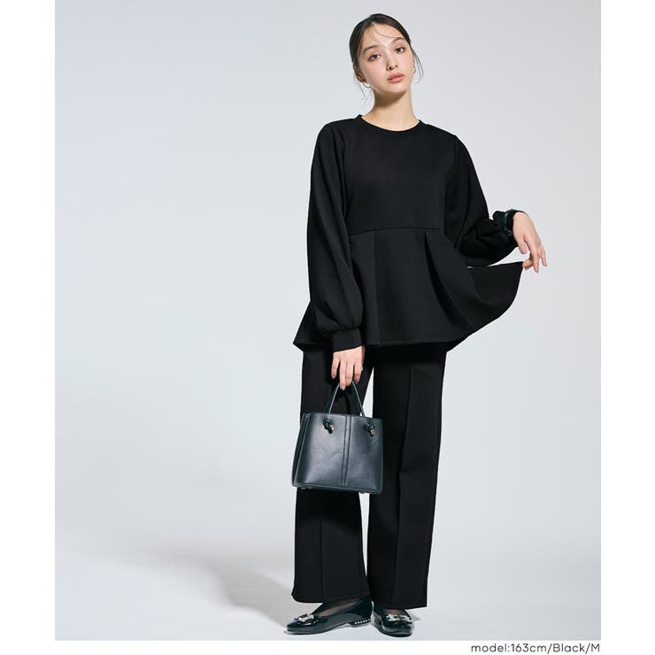 ソフトスウェットタックフレアトップス | coca | 詳細画像14 